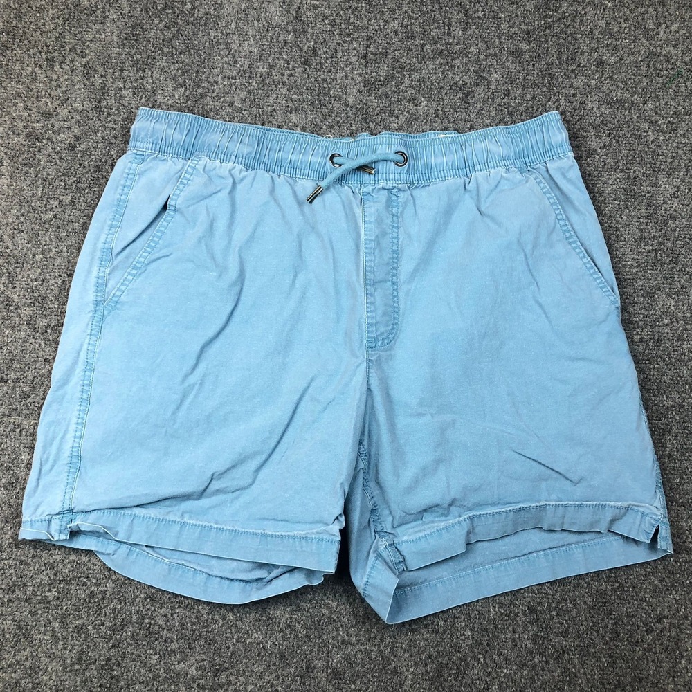 RedHead Brand Co Mens Size 36 Light Blue Elastic Waist‎ Drawstring Casual Shorts